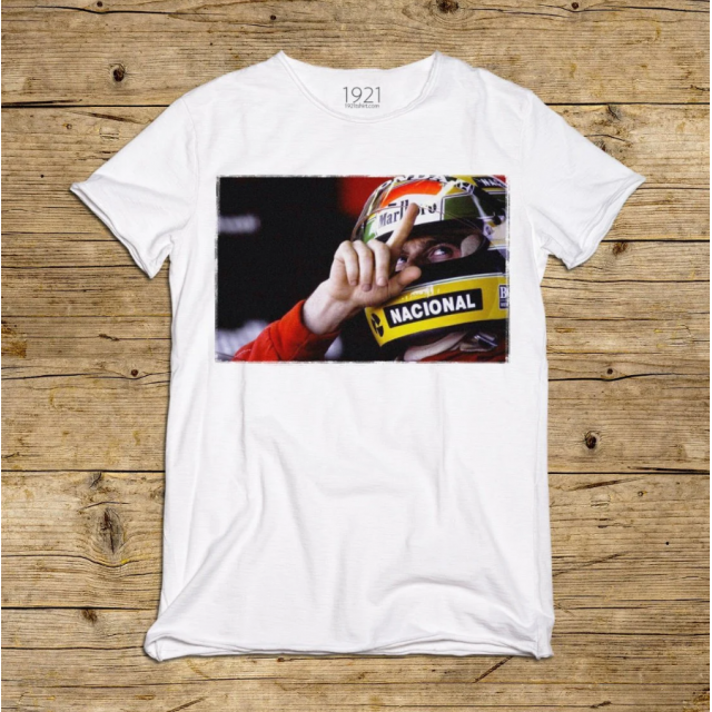 Tričko Ayrton Senna Helmet